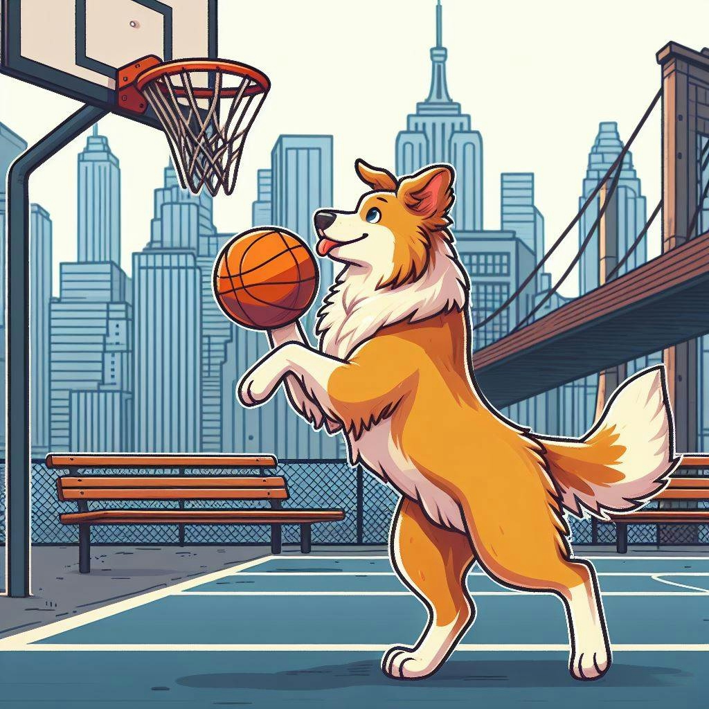 Illustration representing the value of practicing dog agility skills alone.
